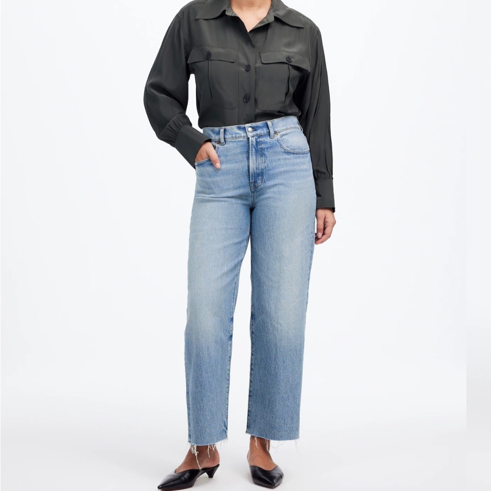 Madewell Perfect Vintage Wide-Leg Crop Jean